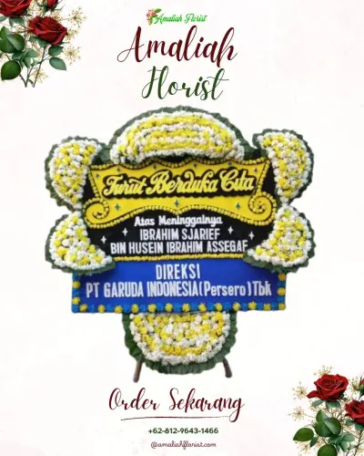 Papan Bunga Duka di Air Kuning